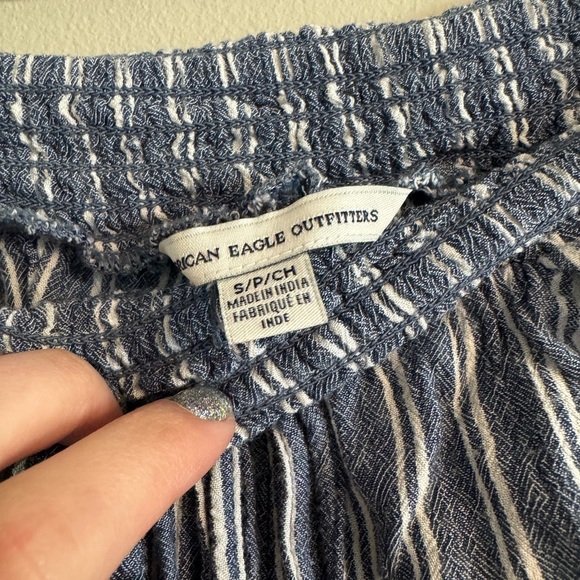 2/$10 American Eagle Flowly Striped Shorts - Picture 5 of 6